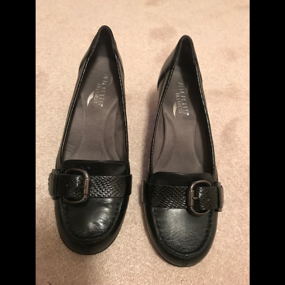Aero soles Arivederci - Black leather - 8M